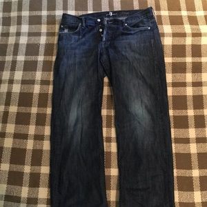 7 FOR ALL MANKIND RELAXED JEANS 36